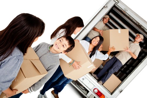 Professional house removalists in Northkensington preparing moving boxes