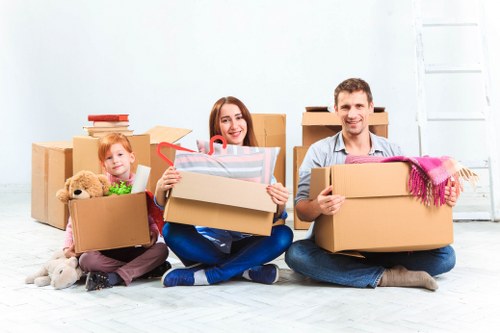 Northkensington Removals team preparing items for a careful local move
