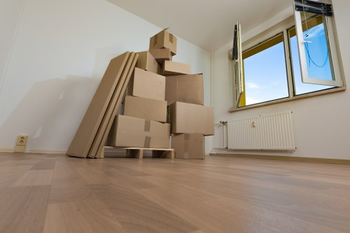 Customer completing a Northkensington Removals online payment securely