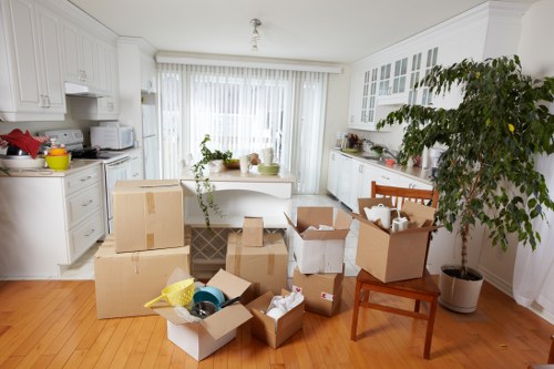 Storage and moving logistics for a North Kensington removal service