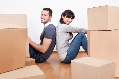 Selection of moving box sizes and packing materials