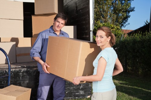 Durable boxes stacked neatly for storage and transport