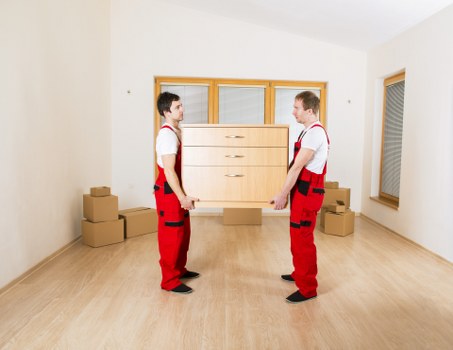 Careful packing and protection for fragile household items during a move