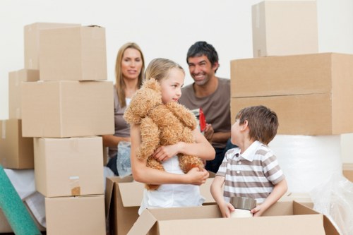 Business packing and transport for commercial moves